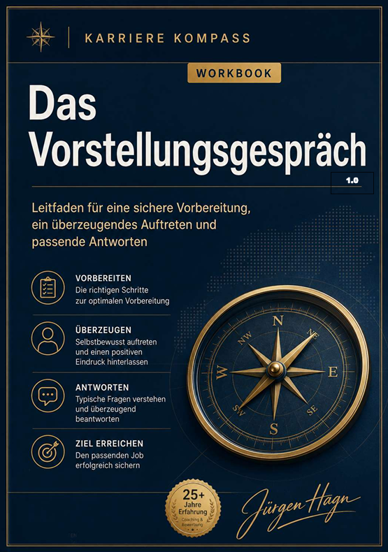 Cover: Das Vorstellungsgespräch – Karriere Kompass Workbook